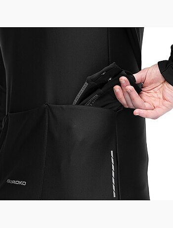 Veste vélo softshell homme cyclisme homme j1 furkapass