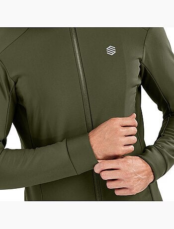 Veste vélo softshell homme cyclisme homme j1 khangai