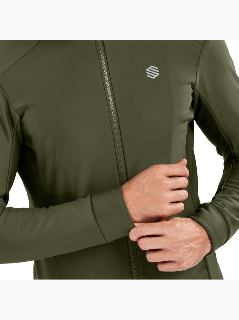 Veste vélo softshell homme cyclisme homme j1 khangai Vert - Kiabi
