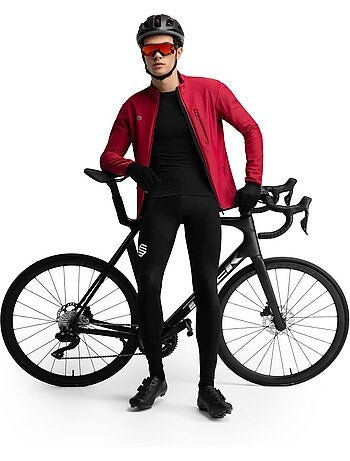 Veste vélo softshell homme cyclisme homme j3 souplesse