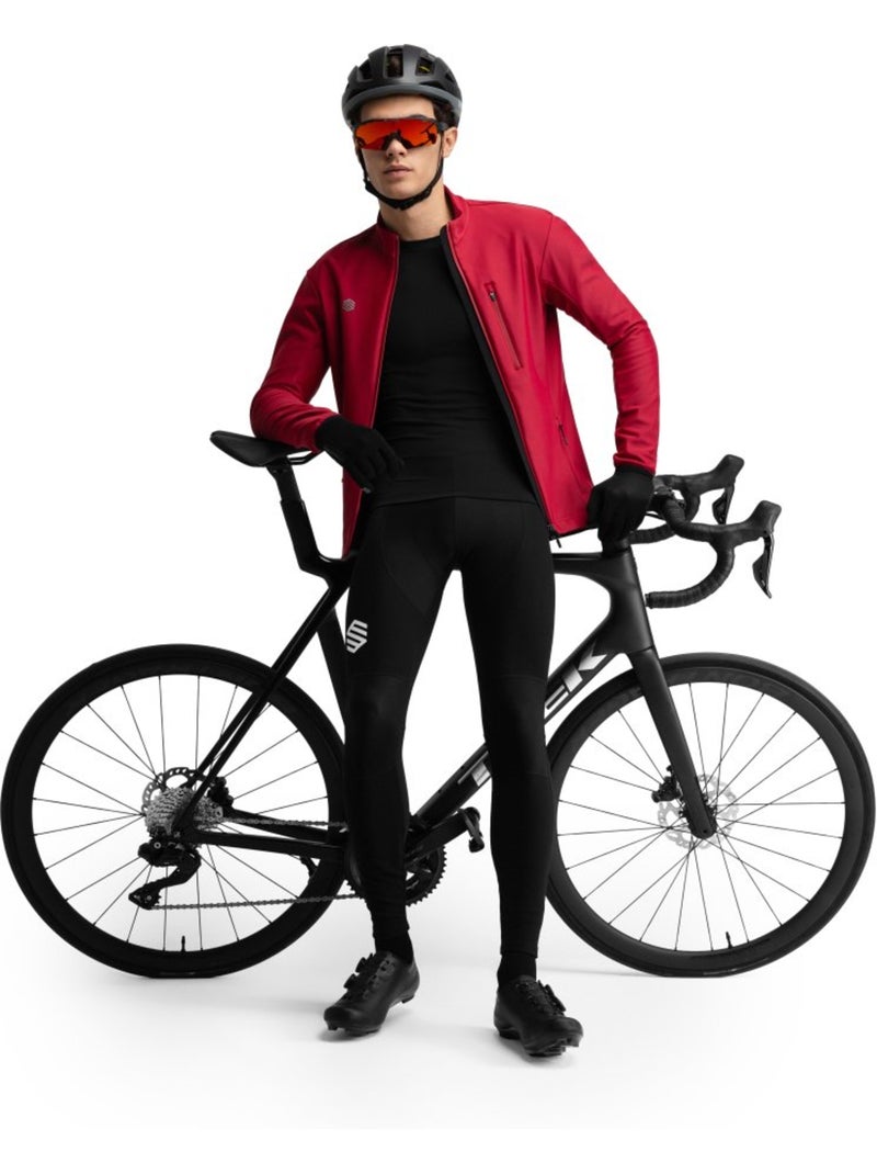 Veste vélo softshell homme cyclisme homme j3 souplesse Rouge - Kiabi