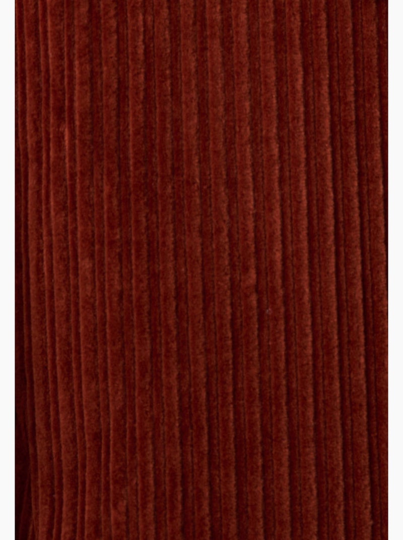 Veste velours grosses côtes - damart Marron - Kiabi