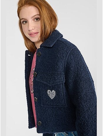 Veste yosephgi en laine 'le temps des cerises'