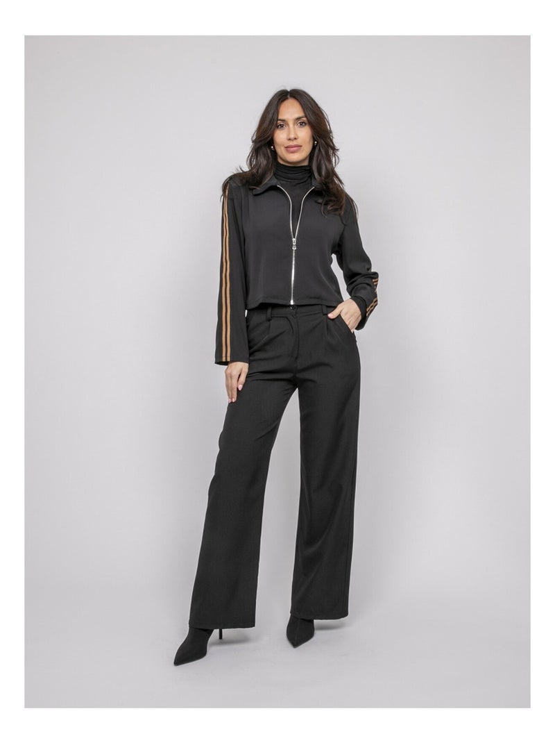 Veste zippé UJENE Noir - Kiabi