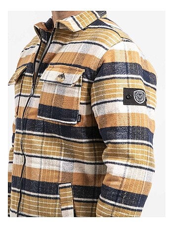Veste zippée carreaux ZOUGAROU