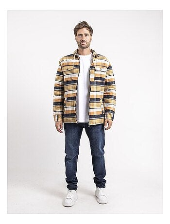 Veste zippée carreaux ZOUGAROU
