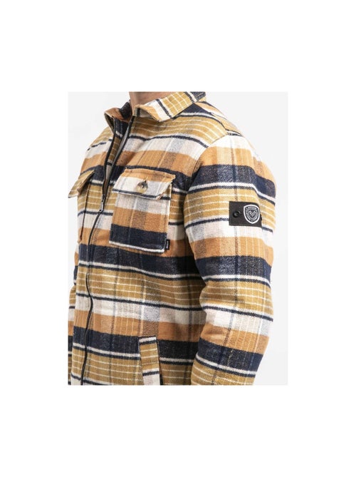 Veste zippée carreaux ZOUGAROU - Kiabi