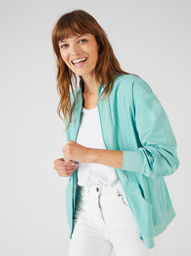 Veste zippée Climatyl - Happy D. by Damart Vert anis - Kiabi