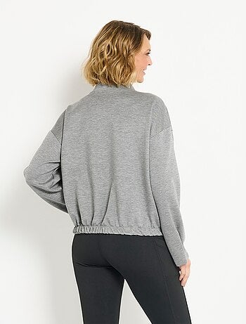 Veste zippée confort type teddy