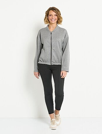 Veste zippée confort type teddy
