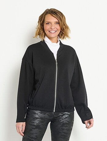 Veste zippée confort type teddy