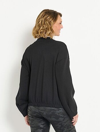 Veste zippée confort type teddy