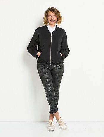 Veste zippée confort type teddy