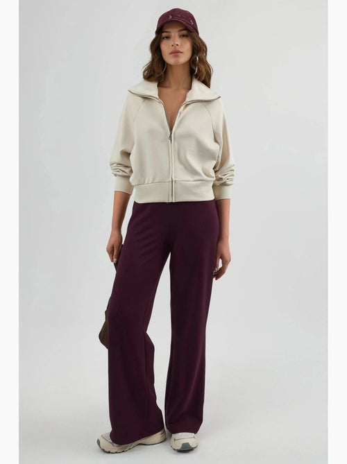 Veste zippée coupe décontractée avec col montant busem - Kiabi Veste zippée coupe décontractée avec col montant busem - Kiabi