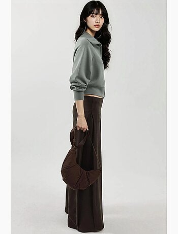 Veste zippée coupe décontractée avec col montant busem