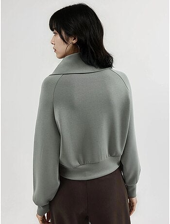 Veste zippée coupe décontractée avec col montant busem