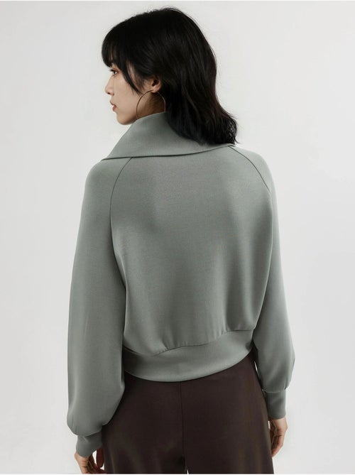 Veste zippée coupe décontractée avec col montant busem - Kiabi Veste zippée coupe décontractée avec col montant busem - Kiabi