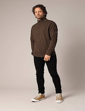 Veste zippée décontractée et structurée
'Deeluxe'