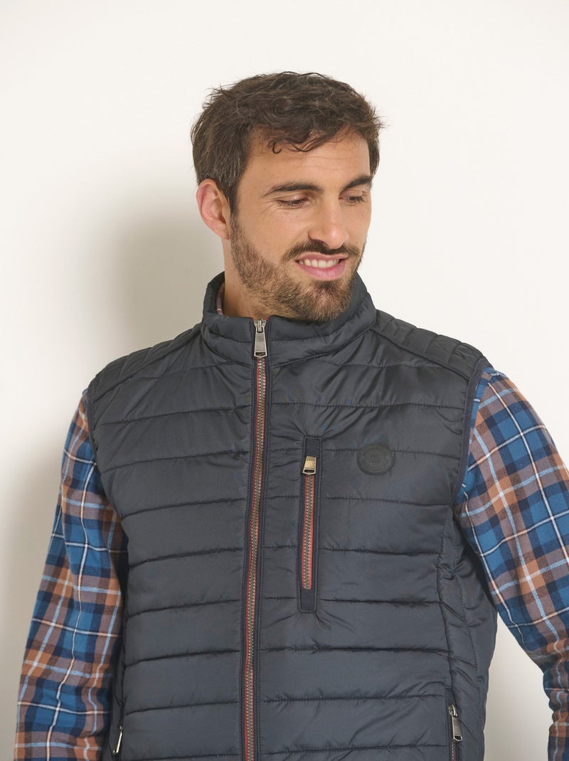 Veste zippée déperlante sans manches - AFIBEL Noir - Kiabi