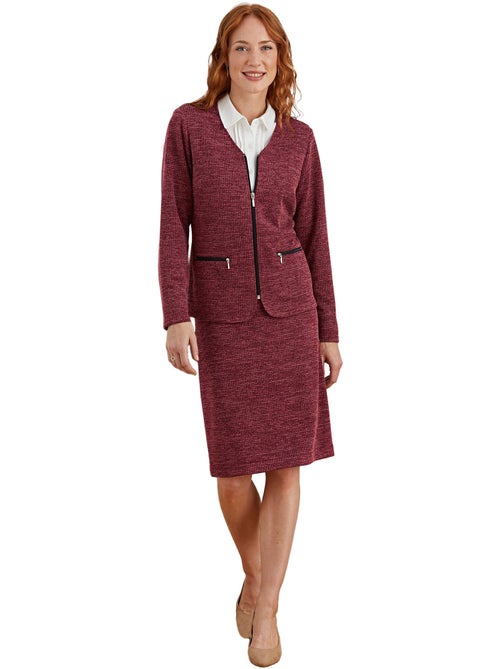 Veste zippée encolure V - Kiabi