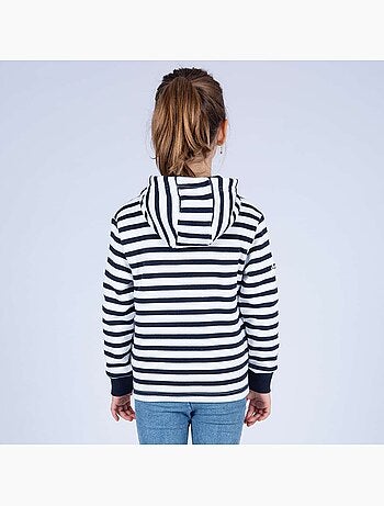 Veste zippée enfant en molleton chaud 'Breizh Océan', Veste garçon ou fille en coton