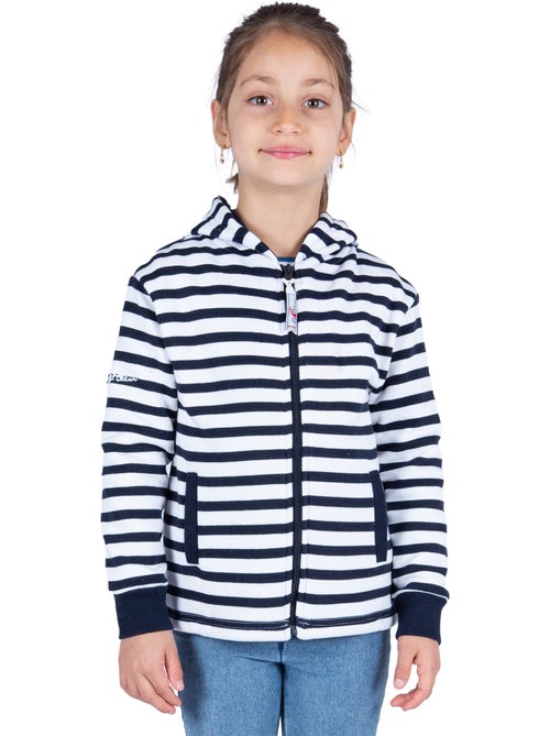 Veste zippée enfant en molleton chaud 'Breizh Océan', Veste garçon ou fille en coton - Kiabi Veste zippée enfant en molleton chaud 'Breizh Océan', Veste garçon ou fille en coton - Kiabi