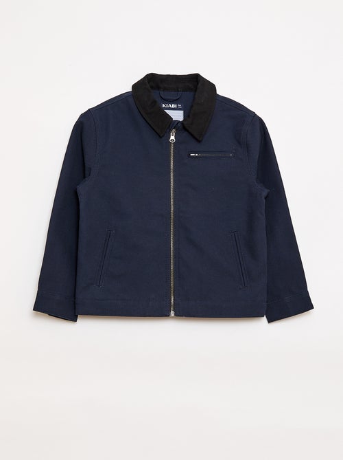 Veste zippée façon workwear - Kiabi Veste zippée façon workwear - Kiabi