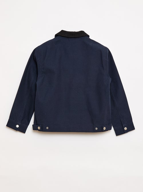 Veste zippée façon workwear - Kiabi Veste zippée façon workwear - Kiabi