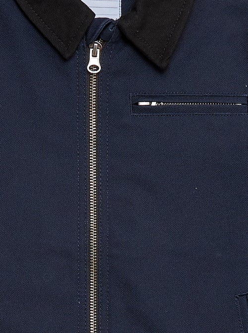 Veste zippée façon workwear - Kiabi Veste zippée façon workwear - Kiabi