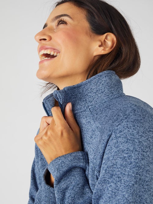 Veste zippée maille polaire Thermolactyl - Happy D. by Damart - Kiabi