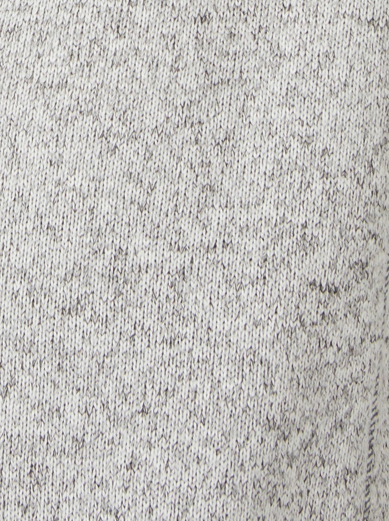 Veste zippée maille polaire Thermolactyl - Happy D. by Damart Gris chiné - Kiabi