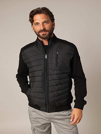 Veste zippée matelassée à col montant
'Deeluxe'