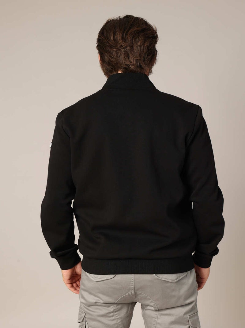 Veste zippée matelassée à col montant
 'Deeluxe' Noir - Kiabi