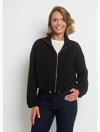 Veste zippée matelassée avec col montant - AFIBEL