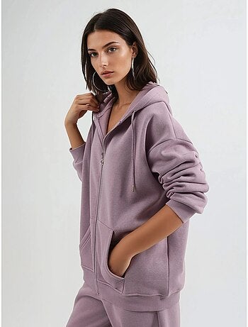 Veste zippée oversize à capuche busem