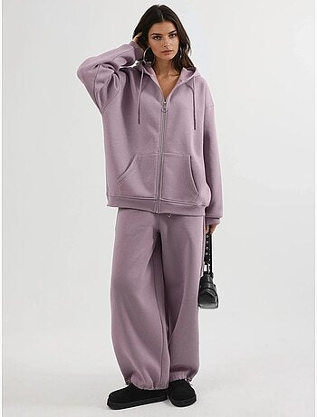 Veste zippée oversize à capuche busem