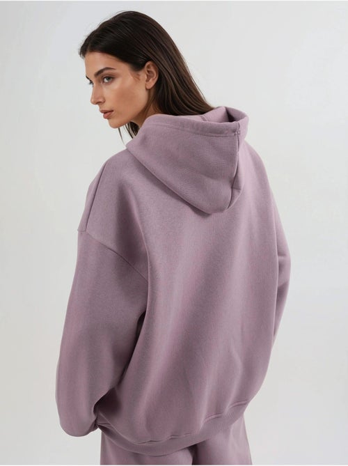 Veste zippée oversize à capuche busem - Kiabi