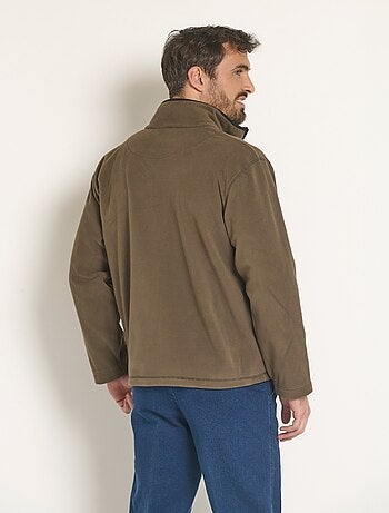 Veste zippée polaire col montant