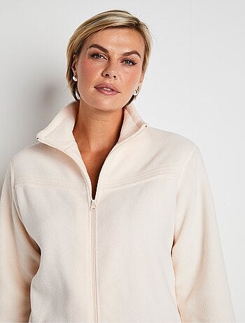 Veste zippée polaire, manches longues - Afibel