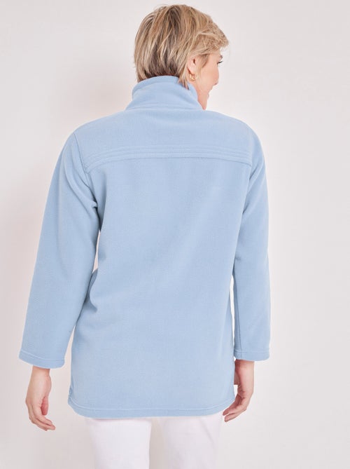 Veste zippée polaire, manches longues - Afibel - Kiabi