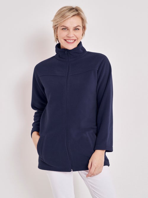 Veste zippée polaire, manches longues - afibel - Kiabi