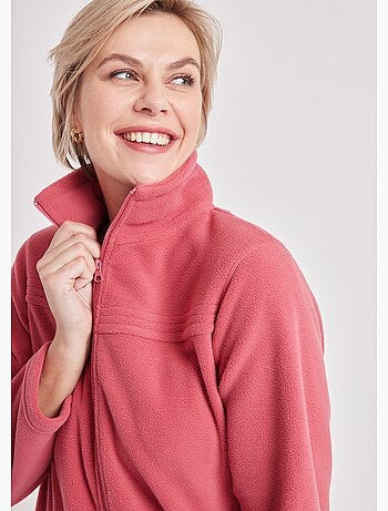 Veste zippée polaire, manches longues - afibel