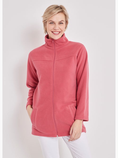 Veste zippée polaire, manches longues - afibel - Kiabi Veste zippée polaire, manches longues - afibel - Kiabi
