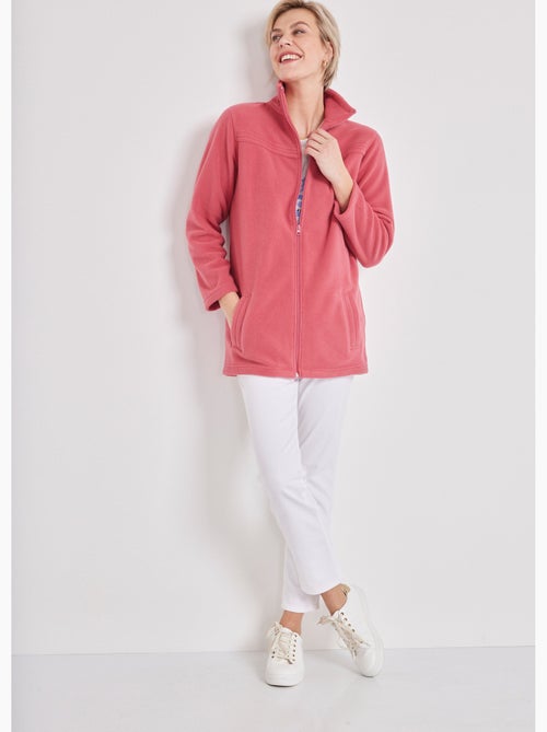 Veste zippée polaire, manches longues - afibel - Kiabi Veste zippée polaire, manches longues - afibel - Kiabi