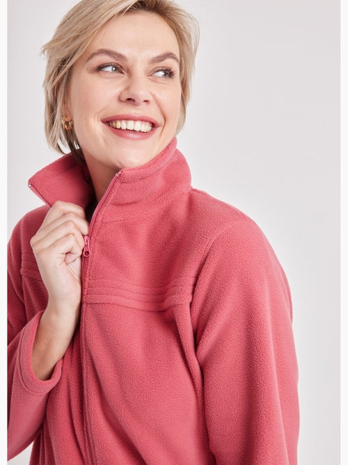 Veste zippée polaire, manches longues - afibel - Kiabi Veste zippée polaire, manches longues - afibel - Kiabi