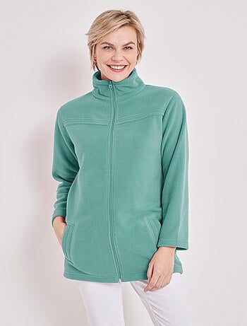 Veste zippée polaire, manches longues - Afibel
