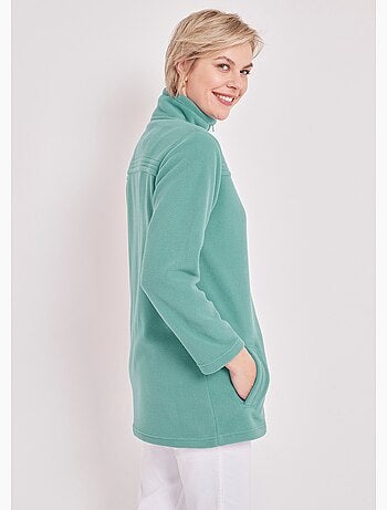 Veste zippée polaire, manches longues - Afibel