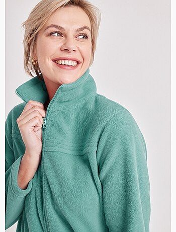 Veste zippée polaire, manches longues - Afibel