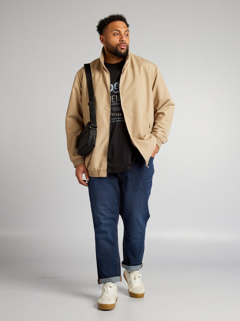 Veste zippée 'Produkt' Beige - Kiabi