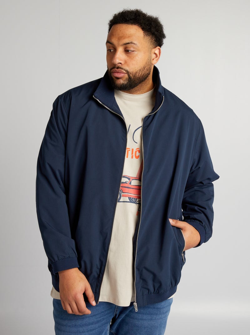 Veste zippée 'Produkt' Bleu marine - Kiabi
